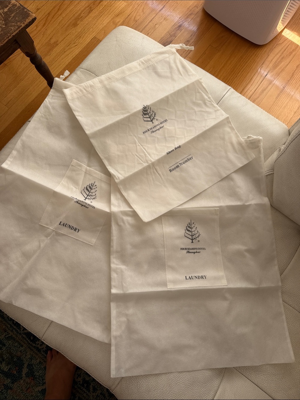 Four Seasons Laundry and shoe Bags (Set of 3)